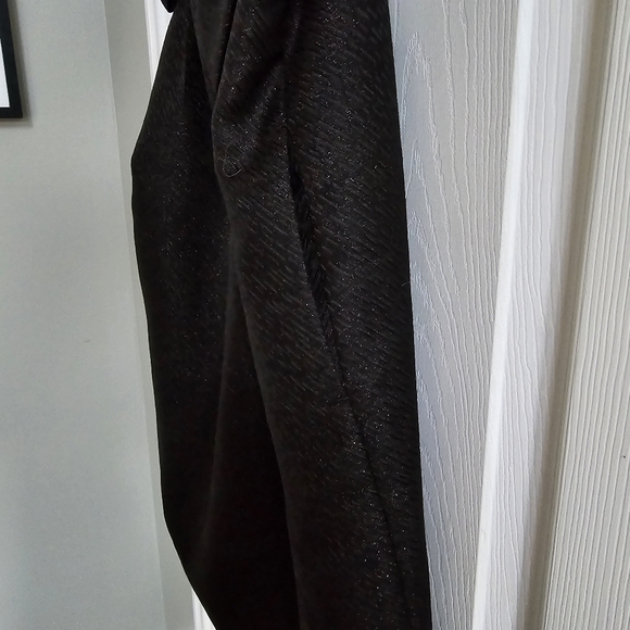 🎃20%OFF🎃 Shimmer Black Mini Cocktail Dress - Picture 5 of 10